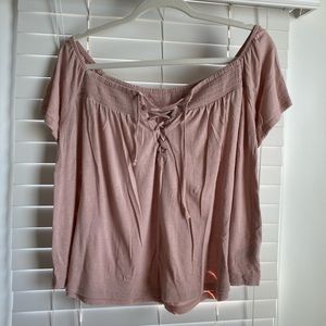 off-the-shoulder top